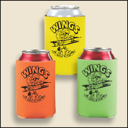 100 - Wings Etc. Collapsible Can Coolers