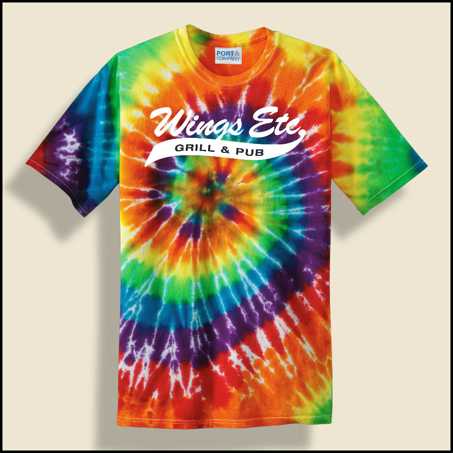 Rainbow Wings Etc. Tie Dyed T-Shirt