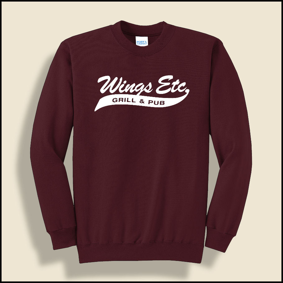 Maroon Wings Etc. Crewneck Sweatshirt