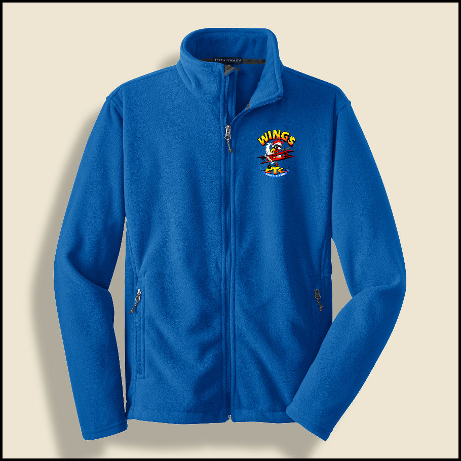Royal Blue Wings Etc. Fleece Jacket