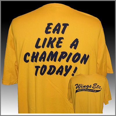 Eat Like A Champion Today T-Shirt