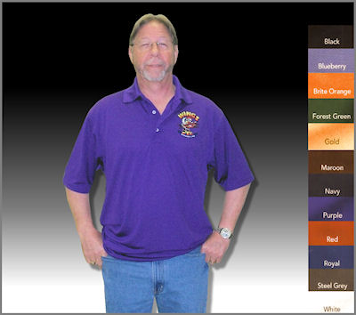 E. Moisture Free Poly/Mesh Sport Shirt