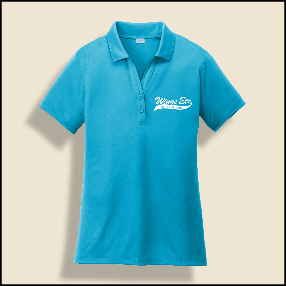 Atomic Blue Ladies Wings Etc. Performance Polo