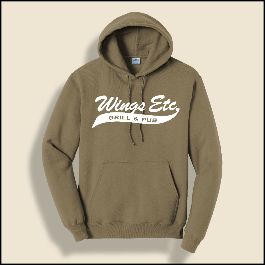 Coyote Brown Wings Etc. Pullover Hoodie