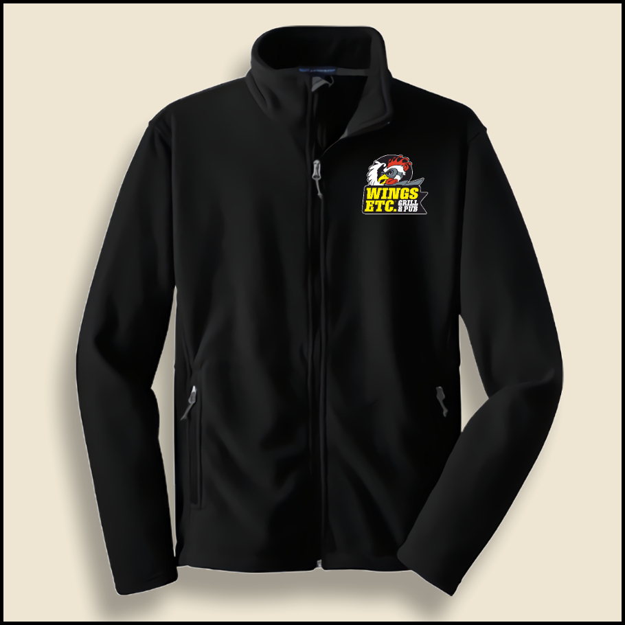 Black Wings Etc. Fleece Jacket