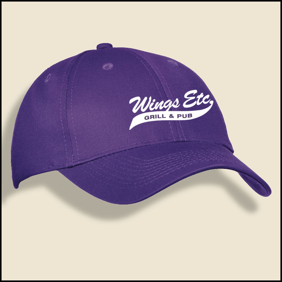 Purple Wings Etc. 6 Panel Hat