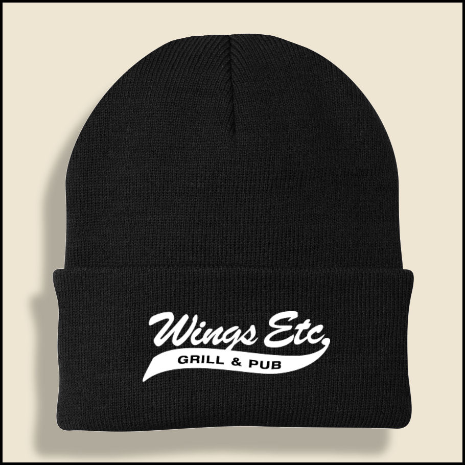 24- Black Wings Etc. Knit Cap